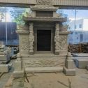 上海 芝麻灰高档墓碑、土墓，一套也支持定做