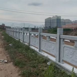 上海 石材河道栏杆