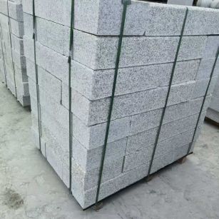 上海 芙蓉白火烧两面路沿石