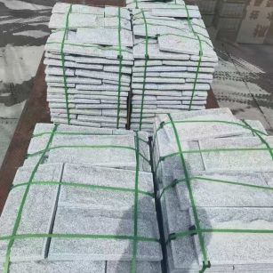 上海 芝麻白蘑菇石装车出货