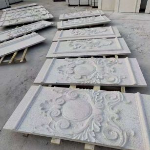 上海 芝麻白干挂雕花板