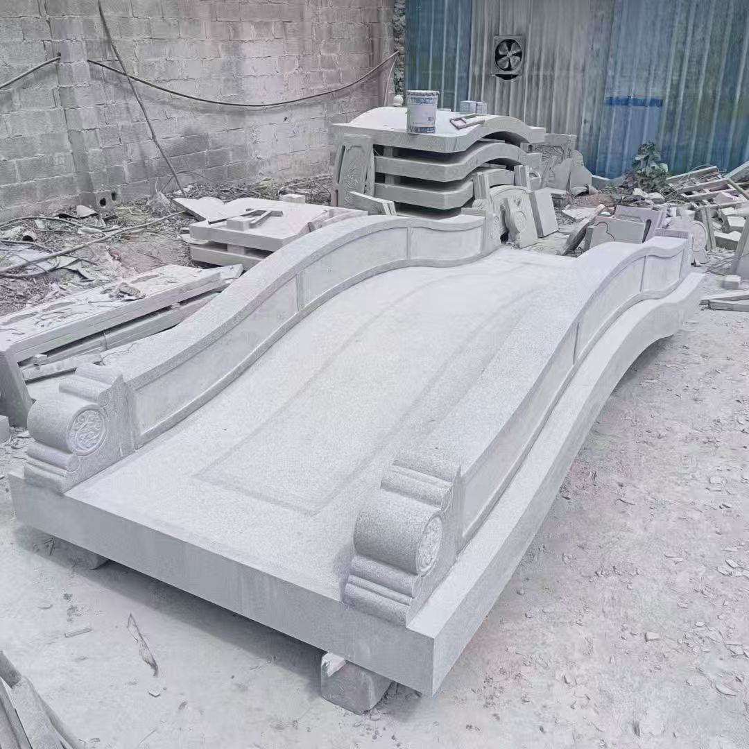 上海 芝麻灰花岗岩园林景观 小石桥