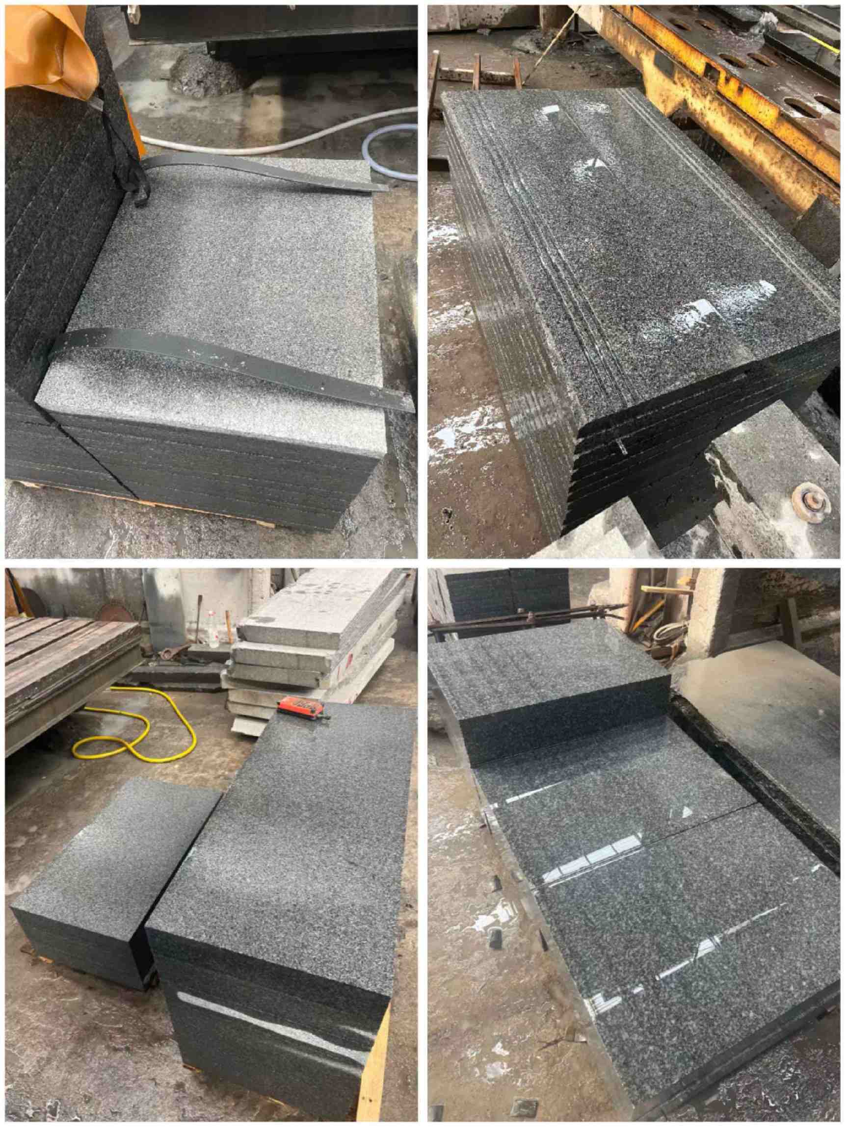 上海 芝麻黑地铺石材