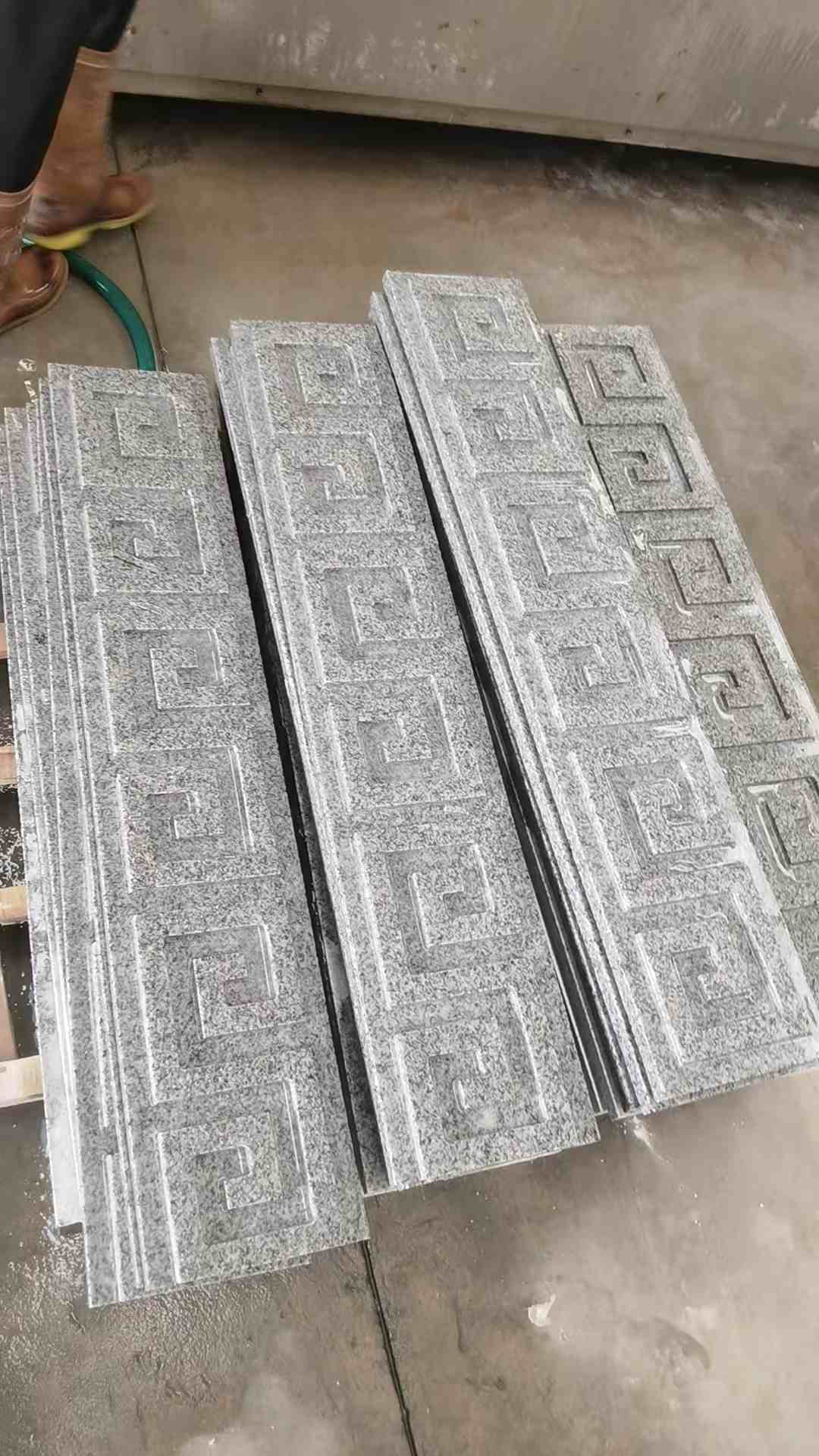 上海 别墅回纹线条，雕刻