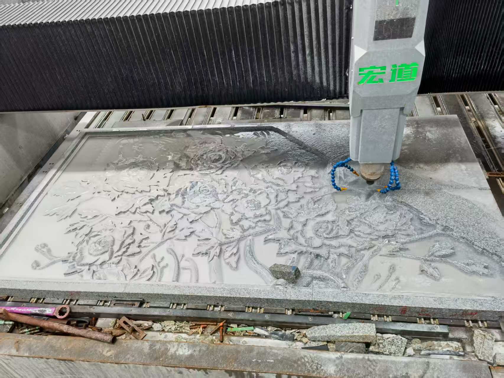 上海 别墅墙面石材雕刻