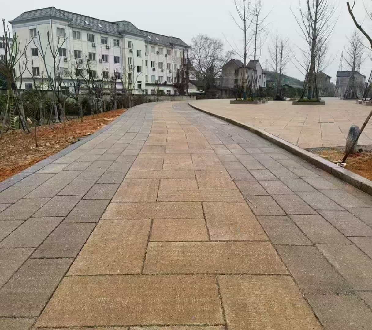 上海仿古石铺装效果