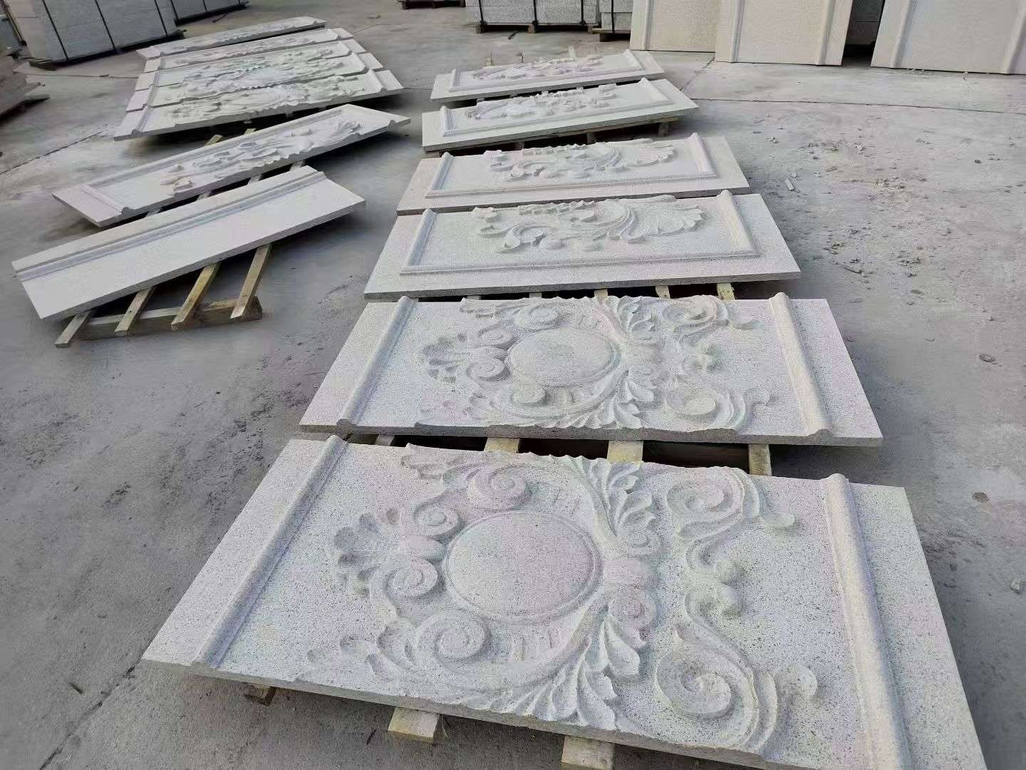 上海 芝麻白干挂雕花板